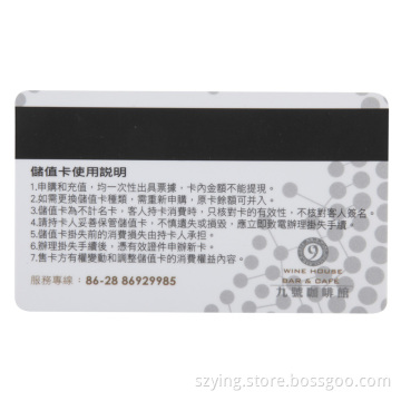 Blank Magnetic Stripe Cards